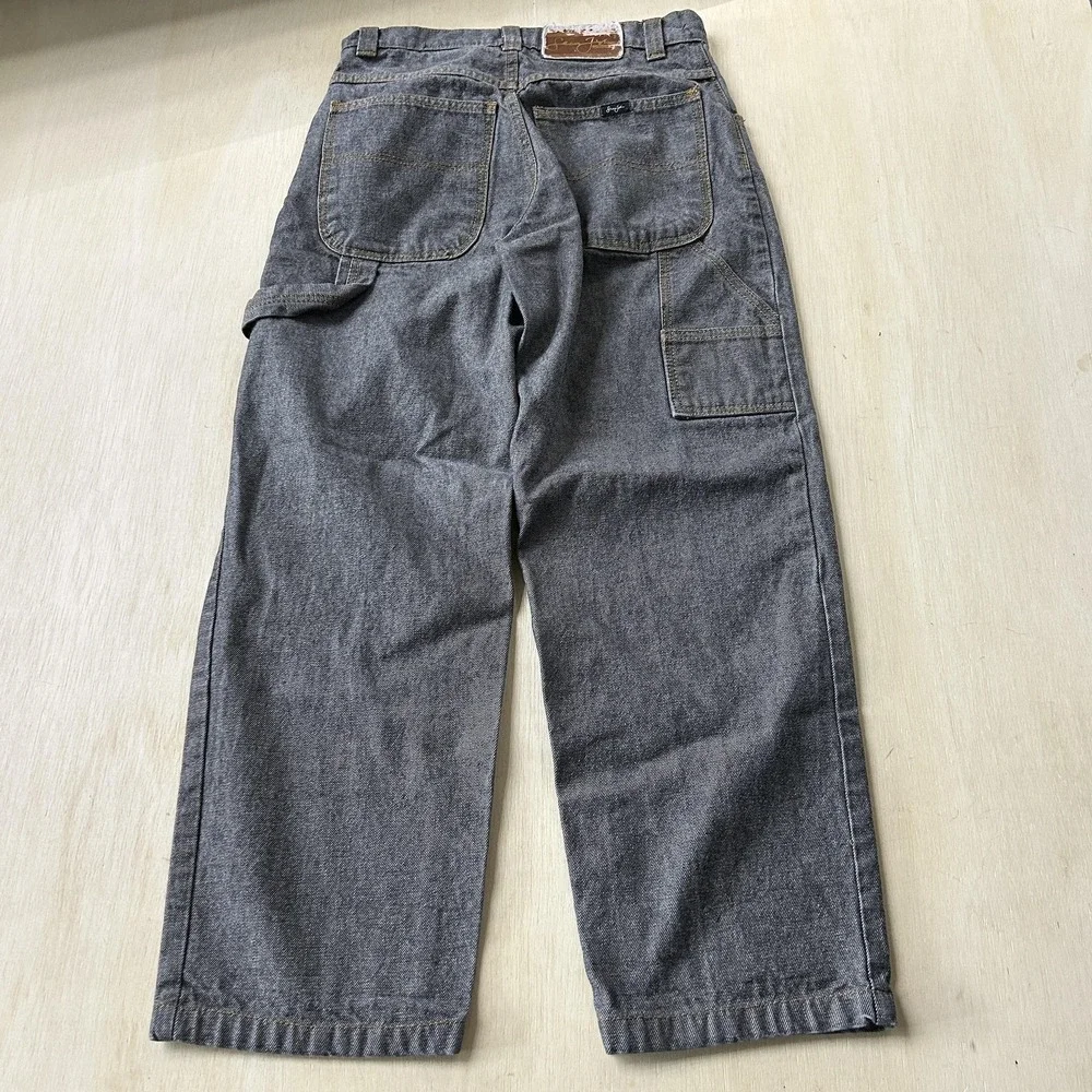 Sean John Jeans Boys 16 Waist 29 Gray Relaxed Straight Carpenter Denim Casual